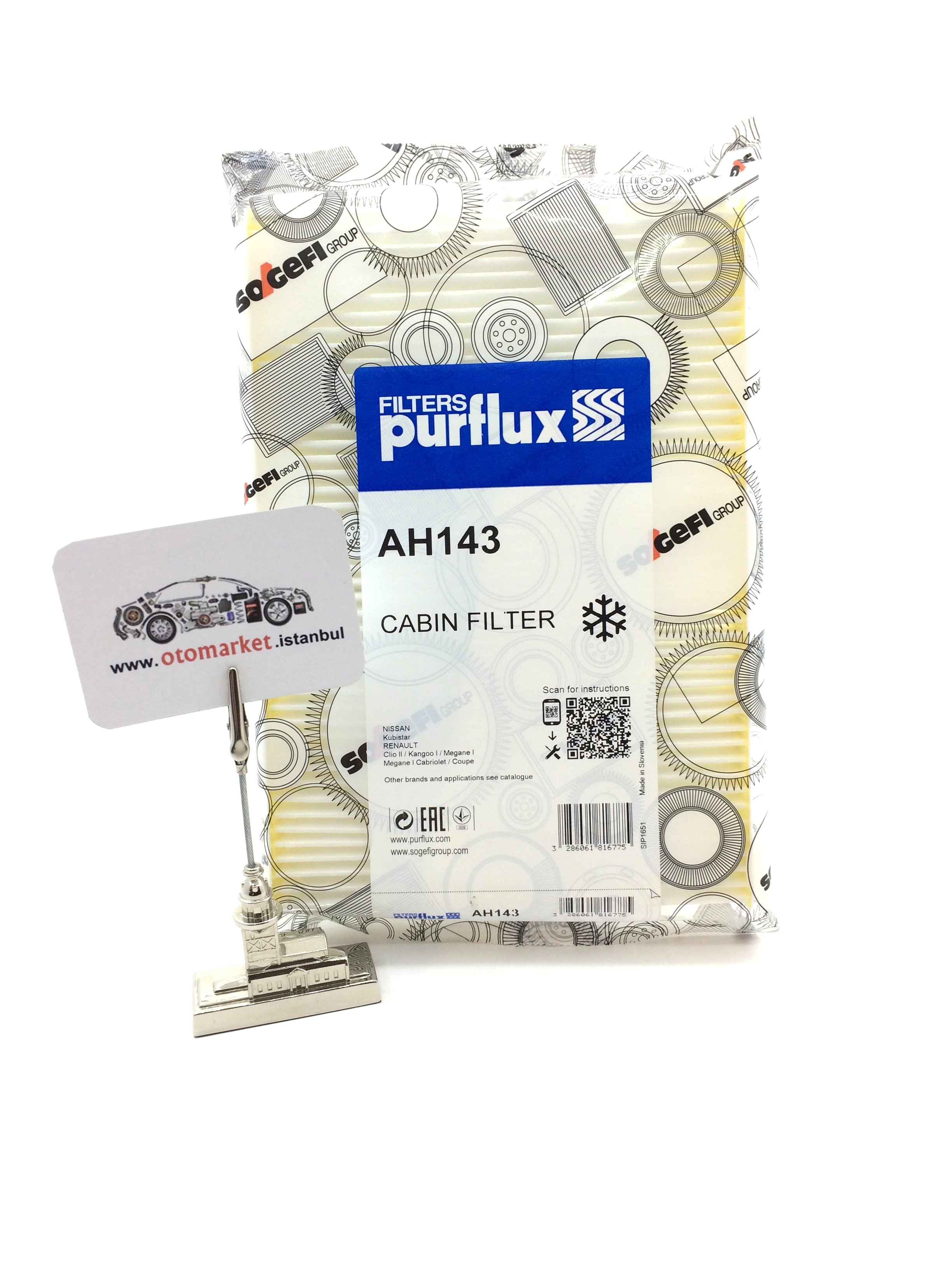 Polen Filtresi Renault Karbonlu Polen Filtresi Renault Karbonlu