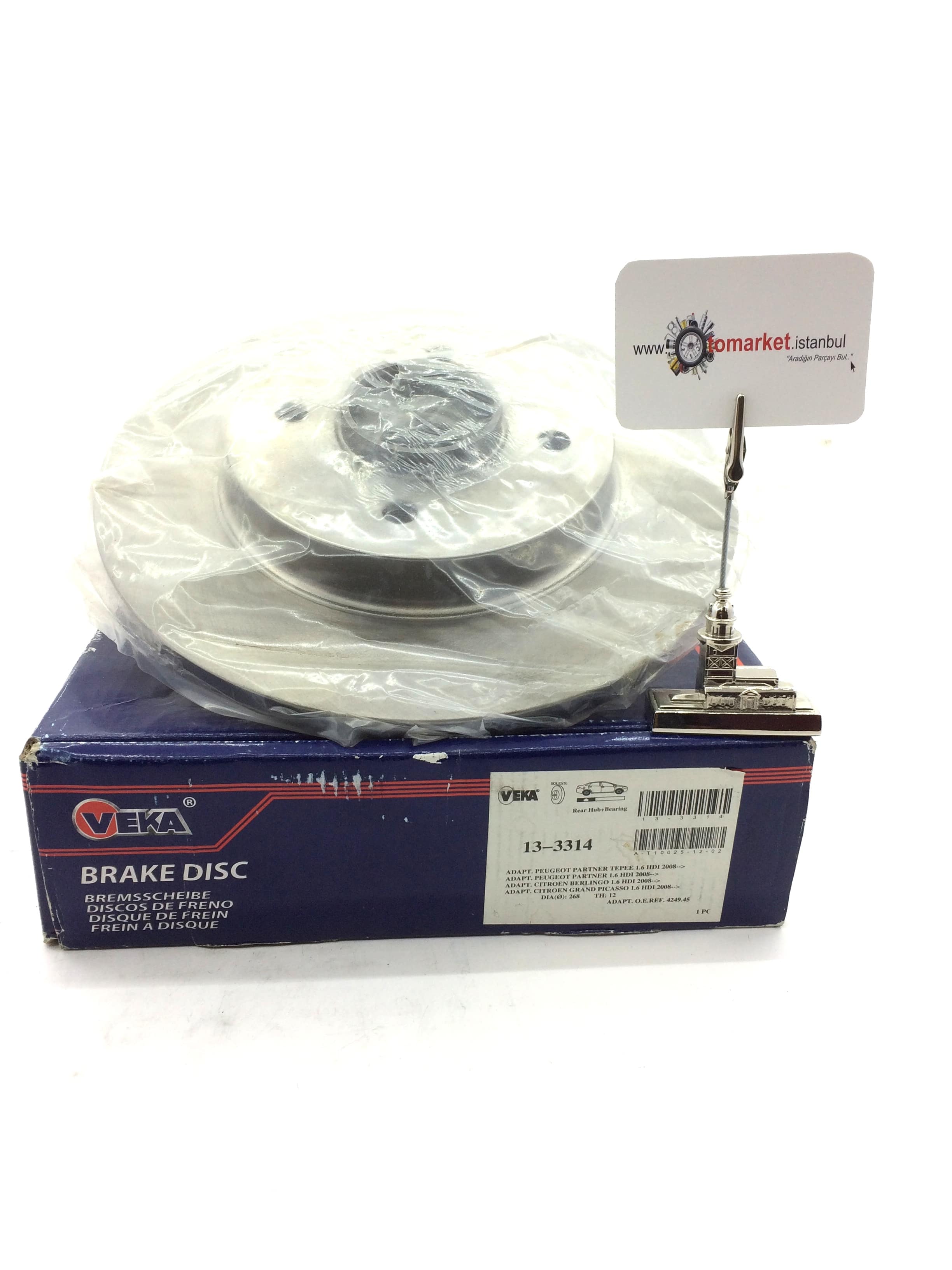 Cıtroen Berlingo 3 Arka Fren Diski Cıtroen Berlingo 3 Arka Fren Diski