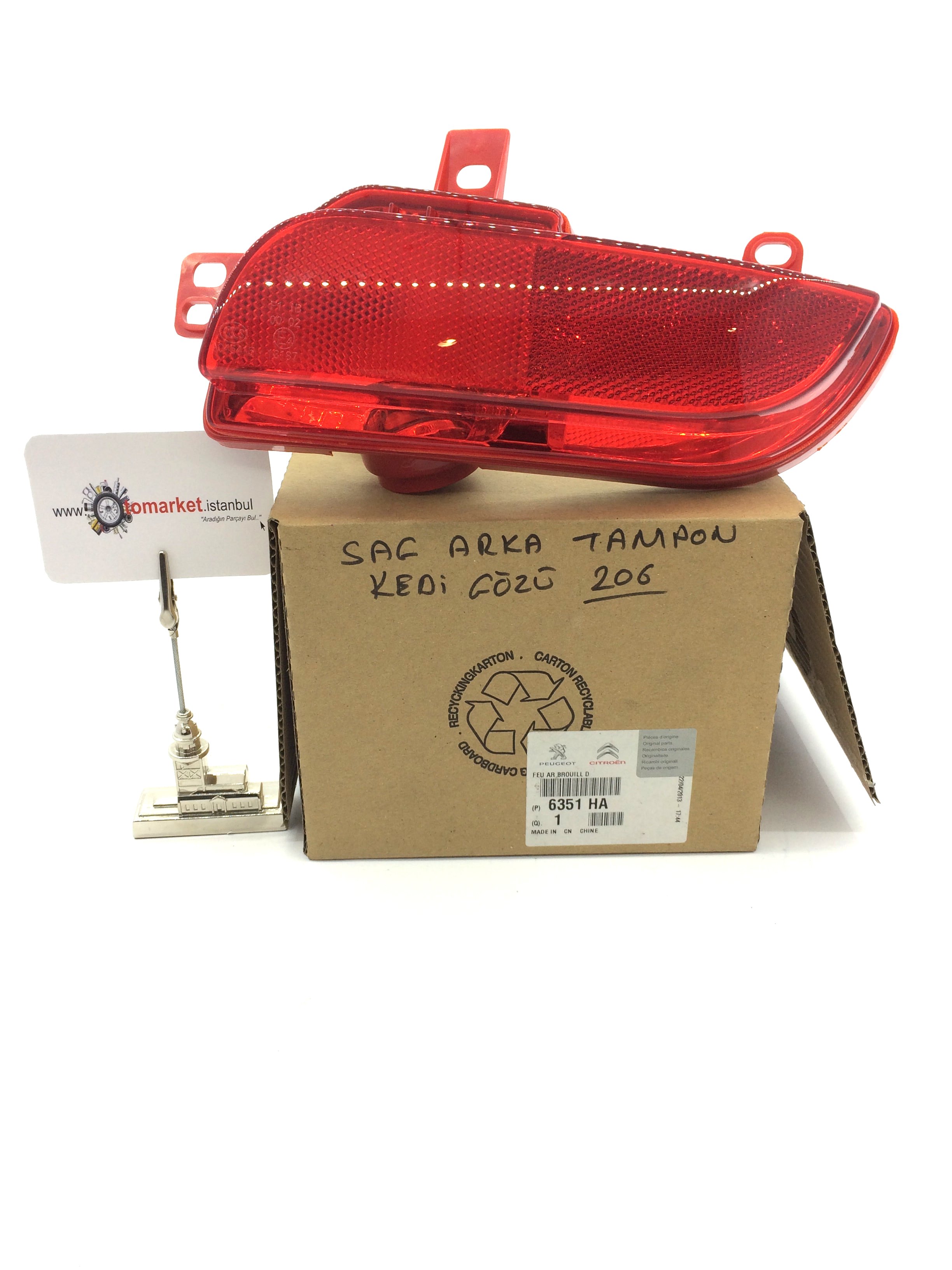 Peugeot 206 Tampon Kedi Gözü Peugeot 206 Tampon Kedi Gözü