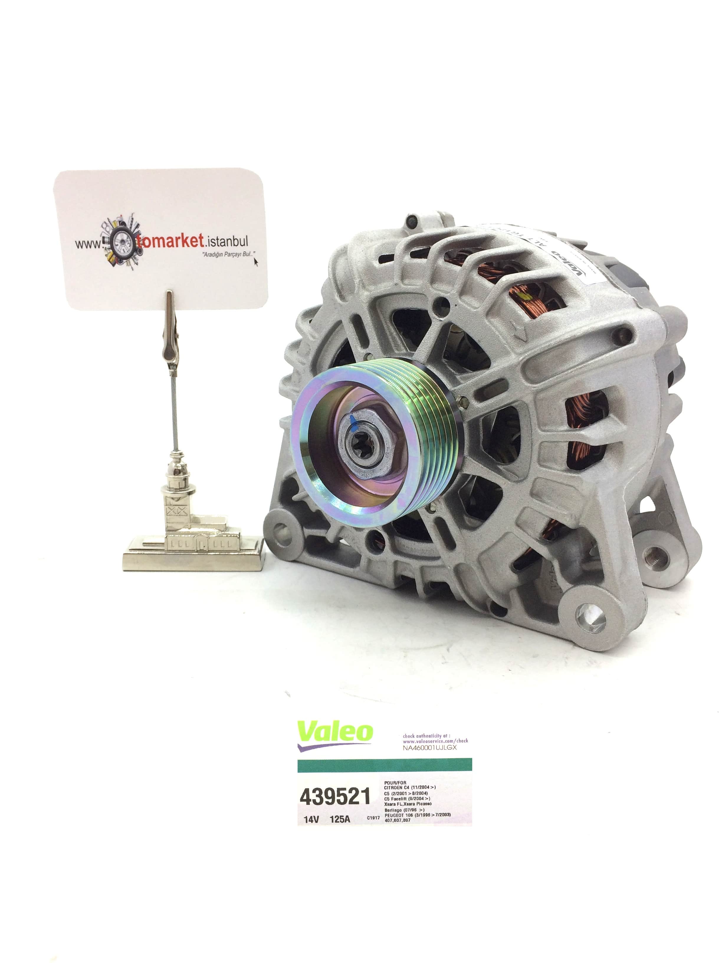 Peugeot 206 Alternatör Komple Peugeot 206 Alternatör Komple
