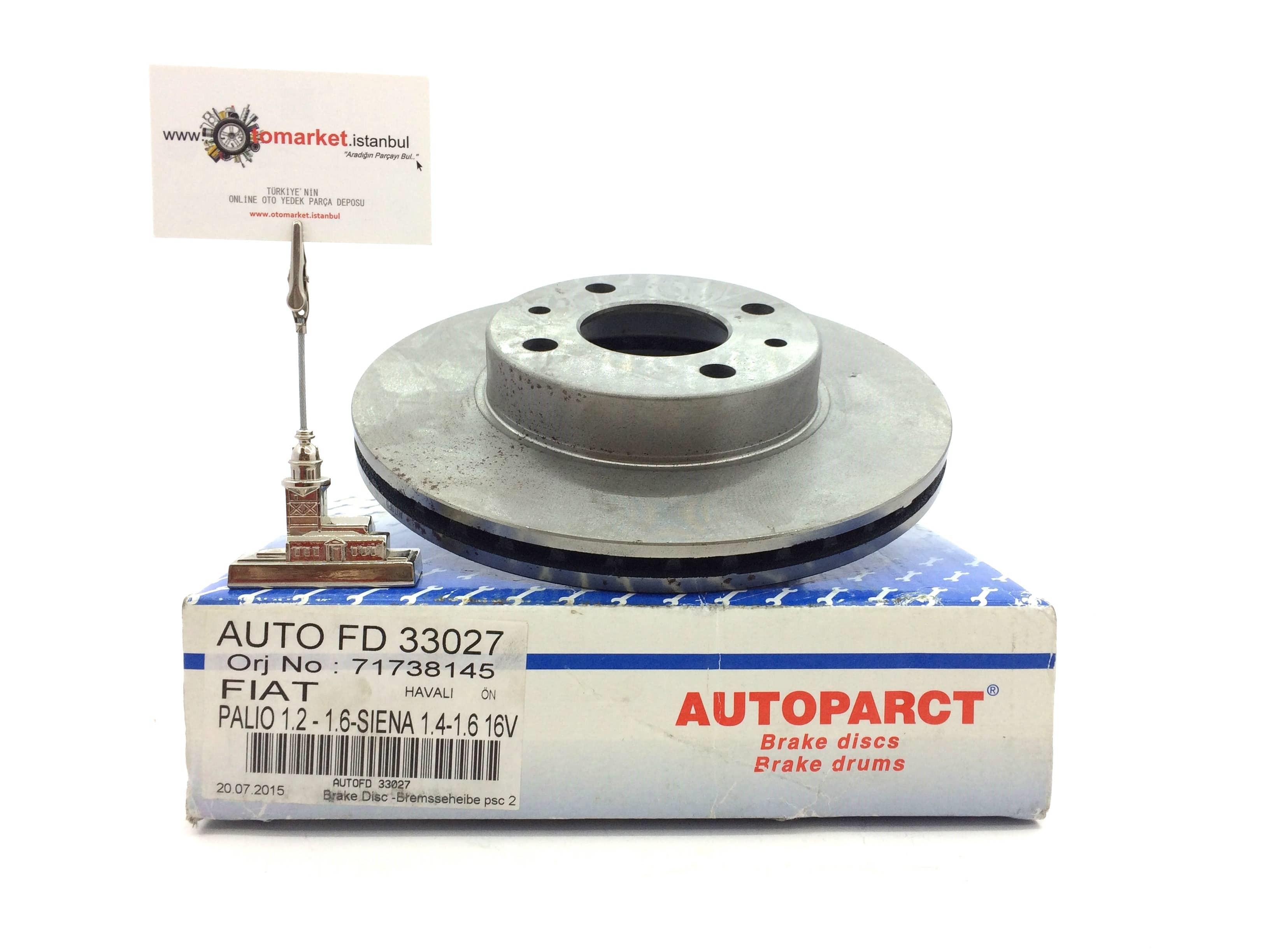 Fiat Siena Ön Fren Disk Fiat Siena Ön Fren Disk