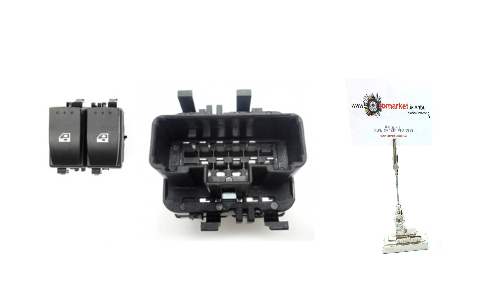 Renault Laguna Cam Açma Anahtarı Sol Çiftli Renault Laguna Cam Açma Anahtarı Sol Çiftli